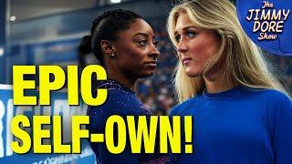 Simone Biles’ UNHINGED Attack Of Riley Gaines Over Trans Women In Female Sports!