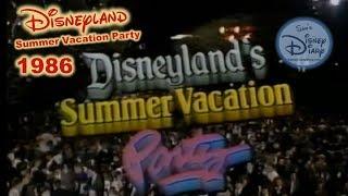 Disneyland Summer Vacation Party | 1986 | Mindy Cohn | Kim Fields | Scott Valentine | Jay Leno