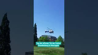 Tag der offenen Tür der Polizei Brandenburg in Neuruppin   #Helikopter #shorts