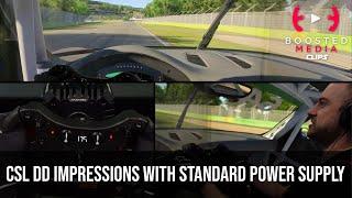 Fanatec CSL DD - Driving Impressions with the 90W Standard Power Supply