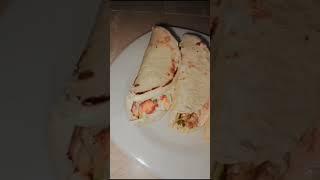 Chicken shawarma made by me very yummy  #food #recipe #streetfood