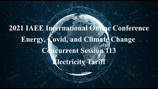 Concurrent Session 113 Electricity Tariff