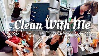 Complete Disaster Cleaning Motivation! Sick Days to Sparkling Spaces / How to Clean House