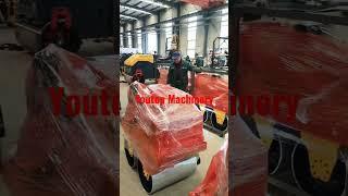 Youtop Machinery mini road  roller walk behlid compact roller  waiting shipping #shorts#farming