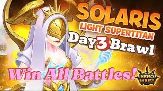 Hero Wars Day 3 Titan Brawl Solaris Best Teams September Update #herowars