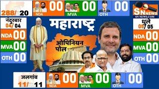 Today Breaking News !  Maharashtra Assembly Election 2024 Opinion Poll | ExitPoll BJP Shiv MODI POLL