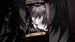 [ASMR] Drawing Himura Kenshin - Rurouni Kenshin #asmr #satisfying #anime