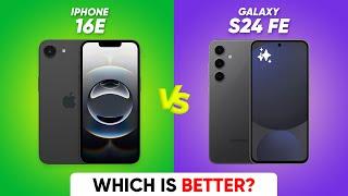 iPhone 16e vs Galaxy S24 FE: Which One Should You Buy in 2025?