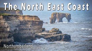 The Uk's North East Coastal Path, Finns Labyrinth, Souter Lighthouse Walks nice sea arches and more