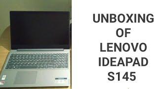 Lenovo IdeaPad S145 | Complete Unboxing | First Look