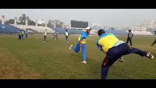 Underarm practice by metro Cricket Academy.