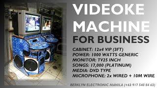 Videoke Karaoke Machine For Business 12x4 VIP 1000watts - Berklyn Electronics