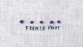 How to do a French Knot