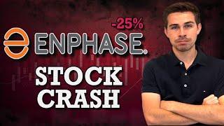 Enphase Stock Crashes -25%!