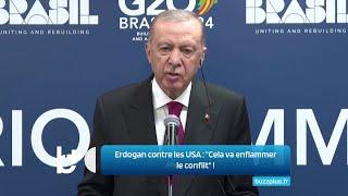 Missiles en Ukraine - jeu dangereux, Erdogan contre les USA : "Cela va enflammer le conflit" !