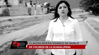 LA CALLE DE LA PROMESA INCUMPLIDA DE CLAUDIA RIVERA