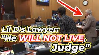 Lil D's Atty: "He WILL NOT LIVE, Judge." Woody ARREST WARRANT? Crazy! #ysltrial #youngthug #yslwoody