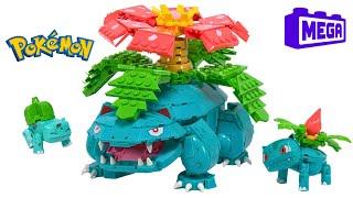 Building MEGA Pokemon Bulbasaur Evolutions - LEGO Pokémon Speed Build