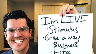 Stephen Gardner LIVE : Stimulus | Money | Life | Giveaway
