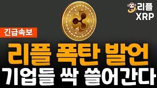 ※긴급속보※ 리플 XRP 개인은 점점 사기 어려워 진다! 기업들 쓸어간다