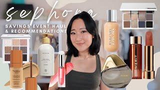 SEPHORA SAVINGS EVENT HAUL & RECS: my makeup staples as a bridal makeup artist!