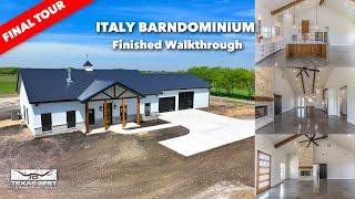 Full BARNDOMINIUM TOUR in ITALY TEXAS | Texas Best Construction