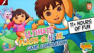 Dora the Explorer™ & Go, Diego, Go!™ - ULTIMATE Flash & HTML Games Compilation - No Commentary