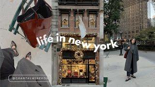 nyc vlog  holiday decor shopping, madison square park & the friends experience