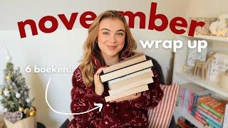 de 6 boeken die ik heb gelezen in november ⭐️ | bookmas dag 7