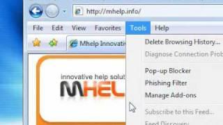 How to change the Internet Explorer home page