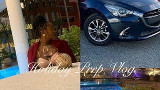 CHRISTMAS HOLIDAY PREP: New hair‍️| MBA Fall Class Dinner|Car Service| Family Fun Time