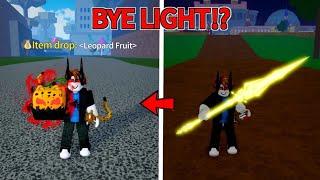 I Mastering Leopard Fruit + BYE LIGHT!? (Blox Fruits)