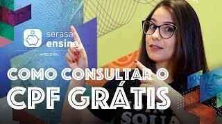 Como consultar o seu CPF grátis - Serasa Ensina