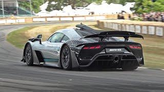 Hypercars Accelerating! Huayra R, 599XX, Chiron SS, Valkyrie, Jesko, T.50, AMG One, Venom F5