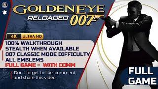 GOLDENEYE 007 Reloaded FULL GAME All Emblems + Hardest Difficulty