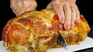 Homemade Ukrainian-Style Juicy Baked Pork! Melts in your mouth – fast & easy recipe!