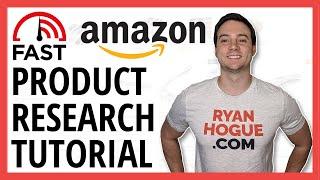 Amazon FBA Product Research Tutorial: How Fast Can I Find A  Niche? (2020)