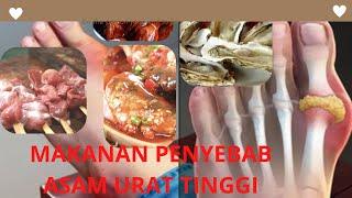 MAKANAN PENYEBAB ASAM URAT TINGGI||HALOSEHAT