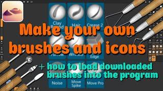 How to create your own brushes in Nomad Sculpt