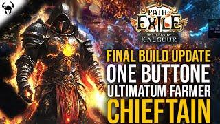 THE LAZIEST BUILD EVER! One Button Hellfire CWS Chieftain Final Build Guide | PoE 3.25 Settlers