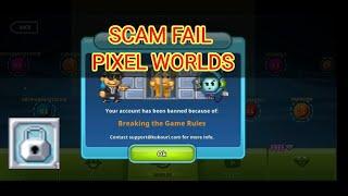 SCAM FAIL - MY FRIEND TRYING TO SCAM MY CAPE | PIXEL WORLDS | #PIXELWORLDS