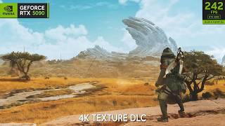 MONSTER HUNTER WILDS 4K High Resolution Texture Gameplay | PC RTX 5090 Next-Gen Open World Graphics