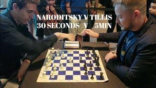 GM Daniel Naroditsky V NM Bryan Tillis (30 Seconds v 5min)