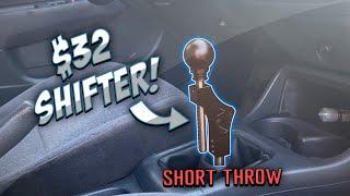 The BEST BUDGET 96-00 Honda Civic D Series Shifter Upgrade? // K-Tuned Replica install!