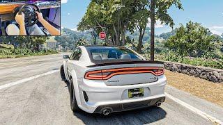 Dodge Charger SRT Hellcat Redeye - The Crew Motorfest (Steering Wheel Gameplay)