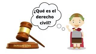 ¿Qué es el derecho civil?  Resumen Derecho civil animado 1/30