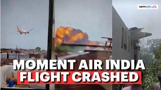 Air India Plane Crash Video: The Moment Air India Flight Crashed In Ahmedabad
