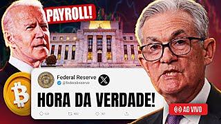 BITCOIN URGENTE! PAYROLL AO VIVO! CZ "EX" BINANCE REVELA VERDADE! SE PREPARE!