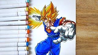 How to Draw Vegito Super Saiyan  [ Dragonball]