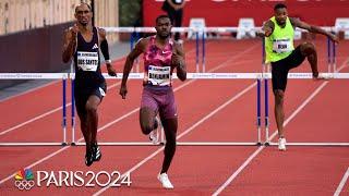 Rai Benjamin defeats WORLD CHAMPION RIVALS in 400m hurdles win at Diamond League Monaco | NBC Sports